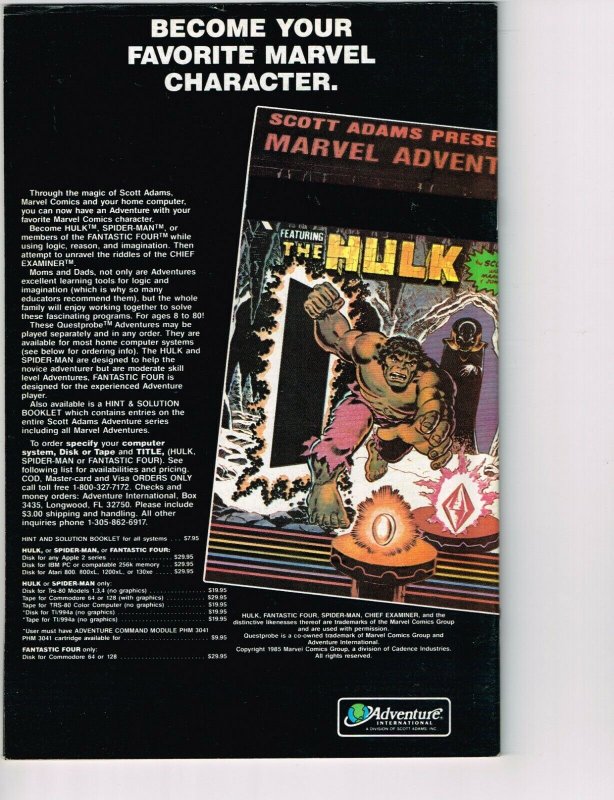 Uncanny X-Men #203 (1963) - 8.0 VF *Crossroads/Secret Wars II*