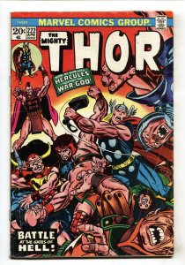 Thor #222--1974-- comic book -- MARVEL--Hercules
