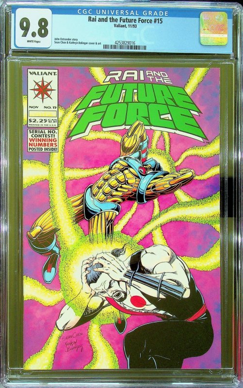 Rai #15 (1993) - CGC 9.8 - Cert#4253829016