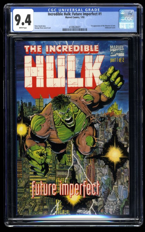 Incredible Hulk: Future Imperfect #1 CGC NM 9.4 White Pages 1st Maestro!