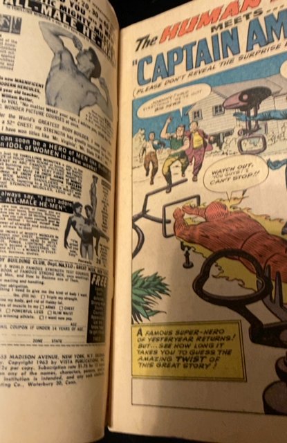 Strange Tales #114 (1963, Marvel Comics) 1st Captain America App. in Silver Age