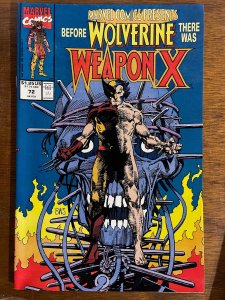 MARVEL COMICS PRESENTS #72 (1991) - MARVEL COMICS - FIRST WEAPON X - FIRST PRINT