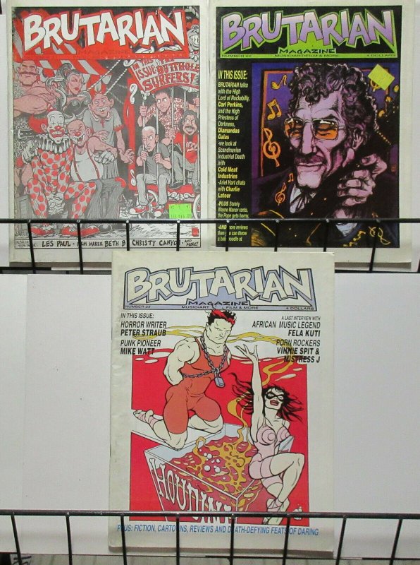 Brutarian Magazine #21-23 Music Art Film Fela Cuti Interview Peter Straub