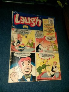 Laugh comics #71 archie mlj 1955 golden age bill woggon art katy keene fashions