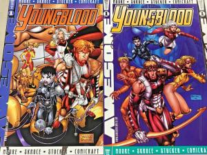 YOUNGBLOOD#1 VF/NM LOT 1998 ALAN MOORE (6 BOOKS) AWESOME COMICS