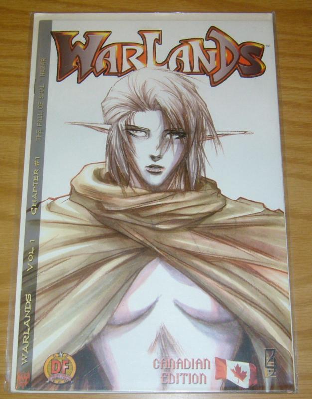 Warlands #1 VF/NM dynamic forces canadian variant w/COA (2074/2500) pat lee