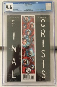 GUNN's ELSEWORLDS! 1ST CALVIN ELLIS EARTH23 SUPERMAN Final Crisis #7 CGC 9.6 NM+