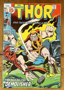 Thor #192 Silver Surfer Appearance Stan Lee + John Buscema 1971 VG+