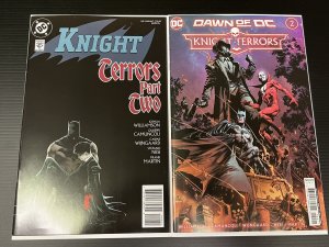 KNIGHT TERRORS #2 CVR A + E 1:25 JEFF SPOKES CARDSTOCK SET IN-HAND PROSHIPPER