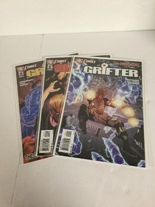 Grifter 1-3 Lot Set Run Nm Near Mint DC Comics New 52