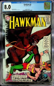 Hawkman #6 (1965) - CGC 8.0 - Cert#4240151021