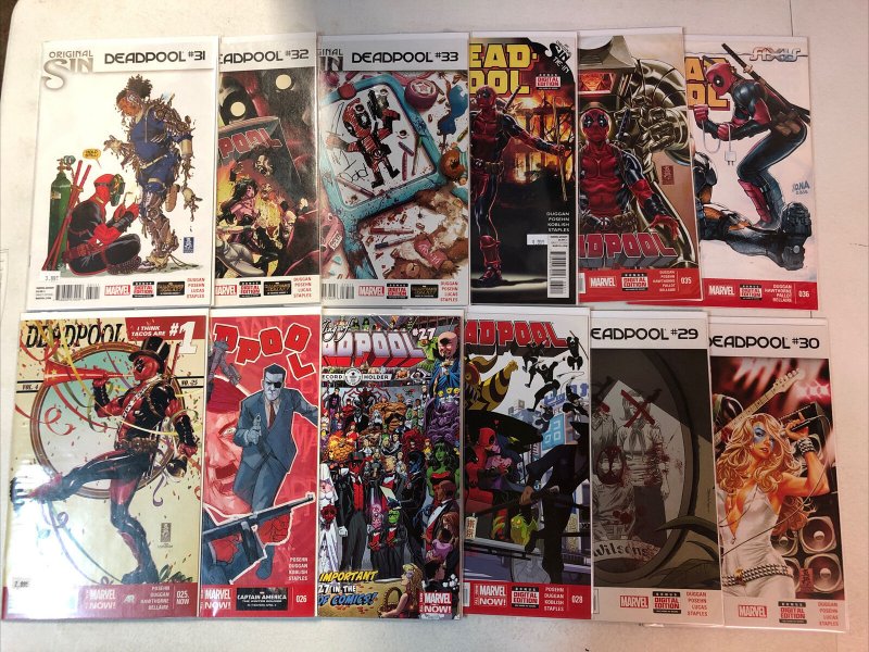Deadpool (2013) #1-45 (250) + Annual 1 & 2 + Bi-Annual (VF/NM) Complete Run Set
