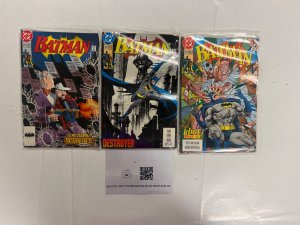 3 Batman DC Comic Books # 473 474 475 Flash Superman Wonder Woman 45 JS55