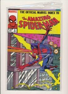 MARVEL set of 9- OFFICIAL INDEX TO THE AMAZING SPIDER-MEN #1-#9 1985 VF (PF742) 