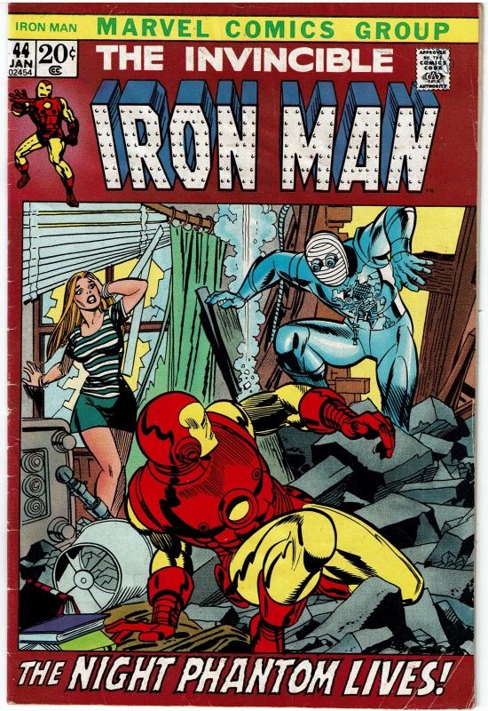 Iron Man #44, 3.5 or Better - Capt. America / Ant Man App.