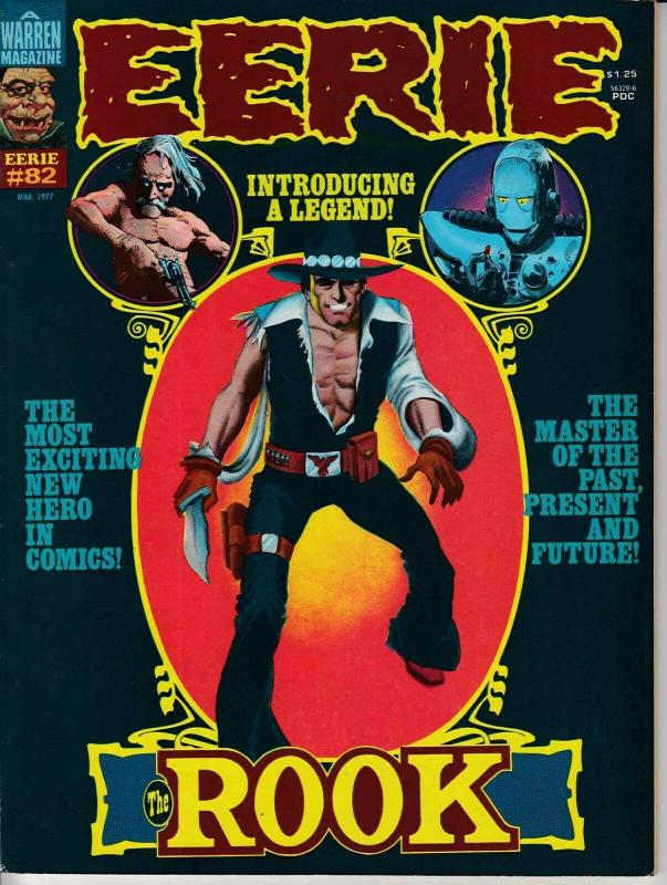 EERIE MAGAZINE #82 (1977) WARREN VERY FINE PLUS (8.5) FIRST ROOK BERMEJO COVER