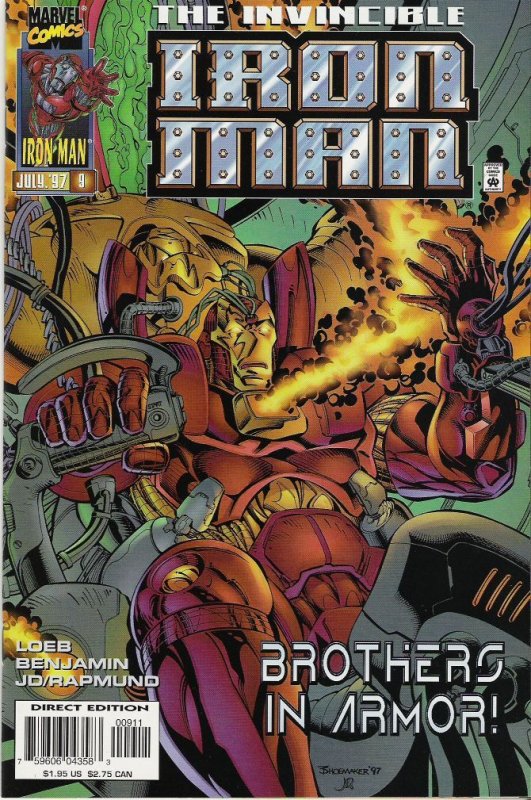 Iron Man #9 (1997)  NM+ to NM/M  original owner