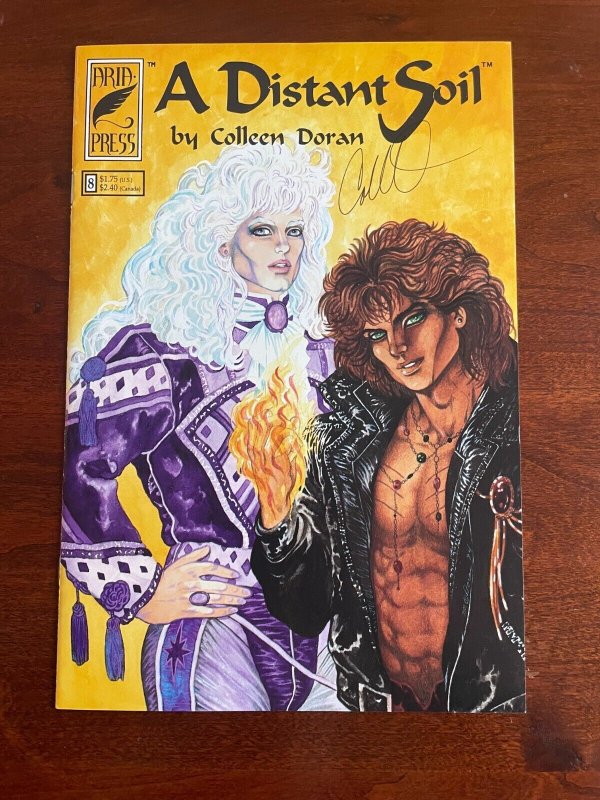 A Distant Soil # 8 NM Aria Press Comic Book SIGNED On Cover By Doran J999 