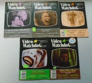 Video Watchdog lot 10 different early issues avg 6.0 FN (1990-96)