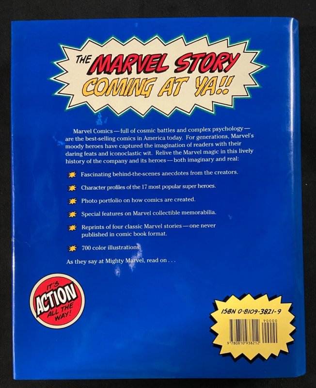 MARVEL 5 DECADES OF THE WORLD'S GREATEST COMICS HARDCOVER INTRO BY STAN LEE FN/V