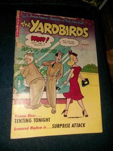 Yardbirds #1 ziff davis 1952 golden age gi joe precode dan decarlo good girl art