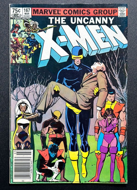 The Uncanny X-Men #167 Newsstand Edition (1983) FN+