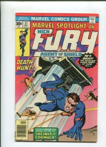 MARVEL SPOTLIGHT #31 (7.0) NICK FURY DEATH HUNT 1976