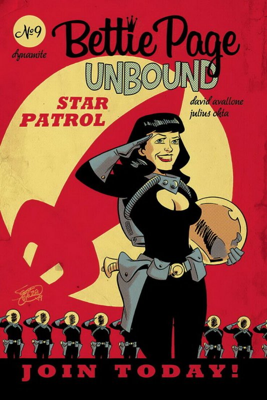 BETTIE PAGE UNBOUND (2019 DYNAMITE) #9 All 9 Covers PRESALE-01/15