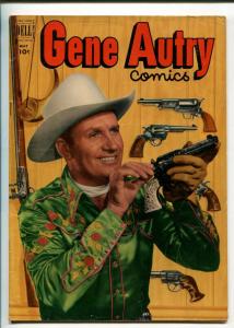 GENE AUTRY #63-1952-DELL-WESTERN-PHOTO COVERS-MOVIE-TV-vg 