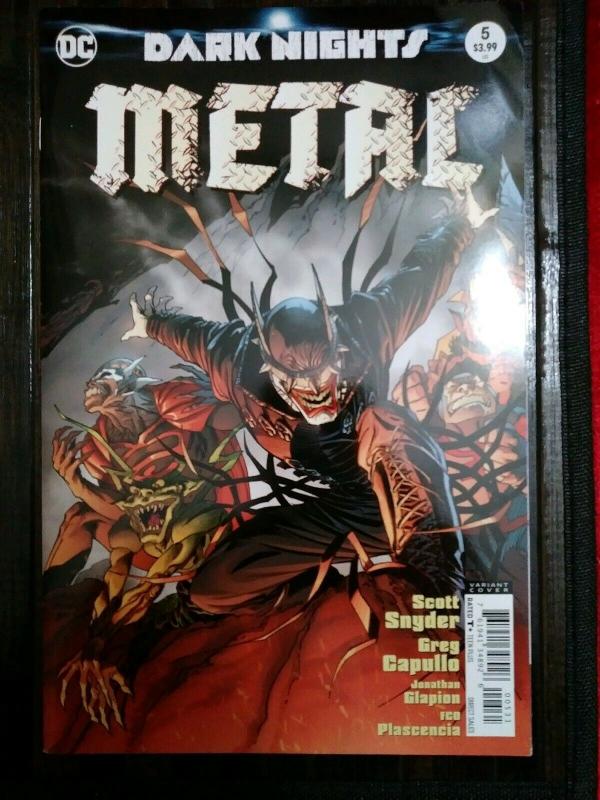 Dark Nights Metal #5 DC Comic 2017 Series Andy Kubert Variant low grade