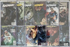 BATMAN#608-619 VF/NM LOT 2002 'HUSH' FULL RUN DC COMICS Signed By Jim Lee