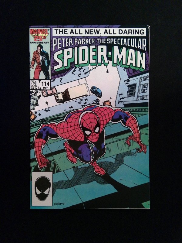 Spectacular Spider-Man #114  Marvel Comics 1986 VF+
