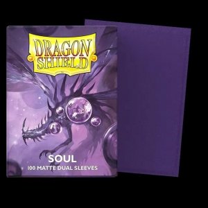 Dragon Shield Sleeves: Standard Matte Purple/Soul  (Box Of 100)