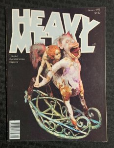 1979 Jan HEAVY METAL Magazine FN+ 6.5 Richard Corben / Trina Robbins 