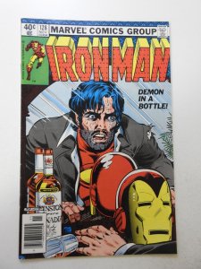 Iron Man #128 (1979) VG- Condition 3 centerfold wraps detached bottom staple