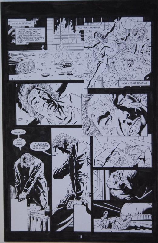 PAUL GULACY / KARL KESEL original art, TERMINATOR S O #3 pg 11, 11x 17,Secondary