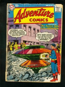 ADVENTURE #243 1957-SUPERBOY-GREEN ARROW-AQUAMAN-DC COMICS-bargain copy FR
