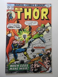 Thor #240 (1975) FN Condition! 1/2 in tear bc