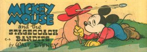 Mickey Mouse and the Stagecoach Bandits #6 Walt Disney Wheaties 1951 VF