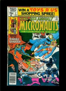 MICRONAUTS #2, VF/NM, Annual, Steve Ditko, Marvel, 1979 1980  more in store