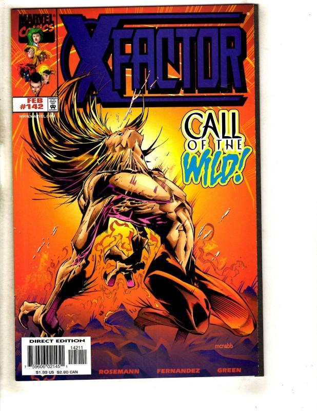 10 X-Factor Marvel Comic Books # 140 141 142 143 144 145 146 147 148 149 CR55