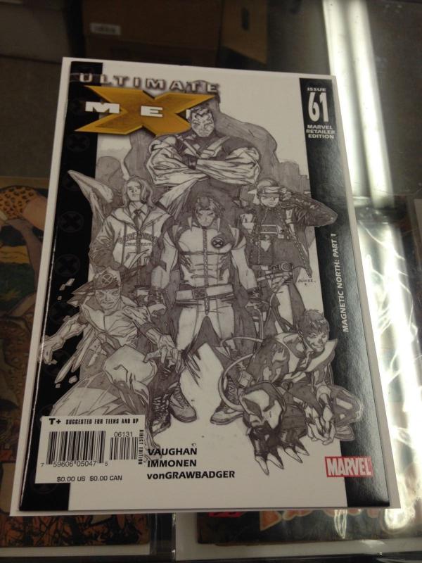 Ultimate X-men 61 NM Retailer incentive Sketch Variant