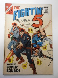 Fightin' 5 #28 (1964) VG- moisture stain, 1/2 in spine split, ink on int...