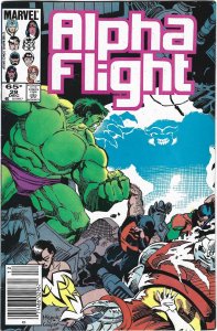 Alpha Flight #29 Newsstand Edition (1985)