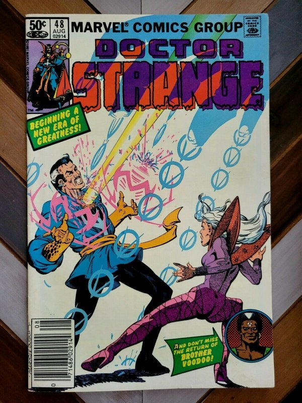 Doctor Strange #48 FN/VF (Marvel 1981) Newsstand + 1st meeting BROTHER VOODOO 