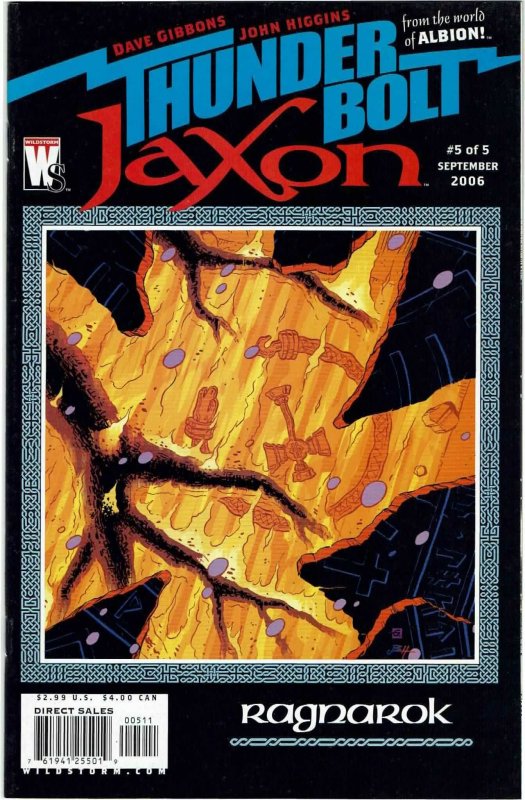 Thunderbolt Jaxon #1,2,3,4,5 Wildstorm Dave Gibbons Full Run NM