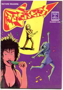 ROCKERS #1 2 3 4 5, VF-, 1988, 5 issues, #1 Signed R L Crabb w/ small remark