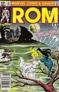 Rom #33 (Newsstand) FN ; Marvel | Spaceknight Bill Mantlo
