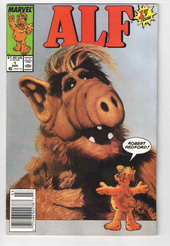 ALF #1 VF+(1988)NEWSSTAND!! 1st Print. AND Scarcer ALF Annual #1 NM 9.4