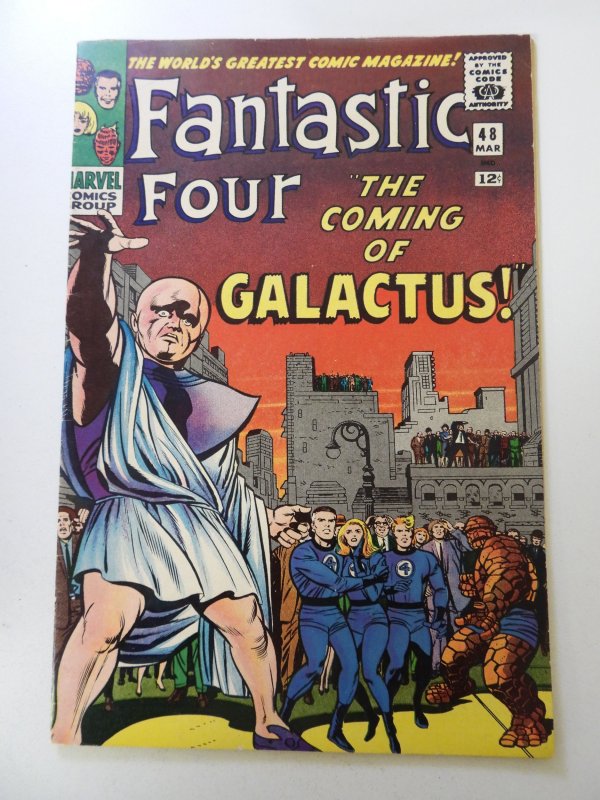 Fantastic Four #48 1st appearance of Silver Surfer 1st cameo Galactus FN/VF